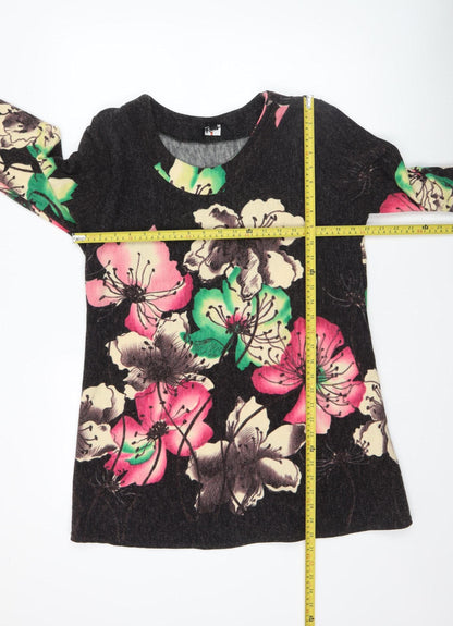 Womens UK Size M Kira Multicoloured Pullover Jumper
