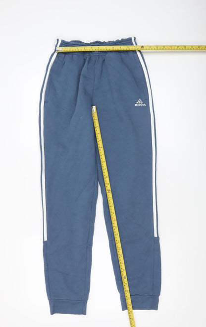 Womens UK Size S adidas Regular Fit Jogger Blue Trousers