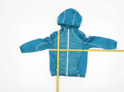 Boys UK Size 5-6 Years Regatta Blue Full Zip Hoodie