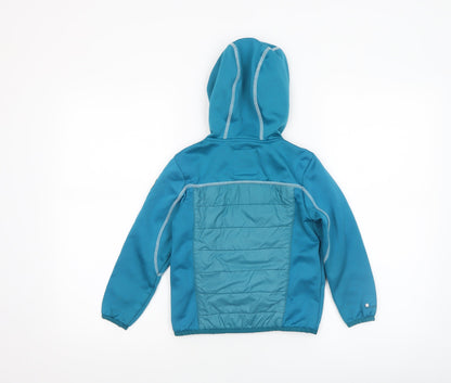 Boys UK Size 5-6 Years Regatta Blue Full Zip Hoodie