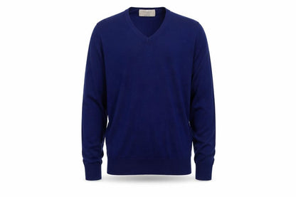 Mens UK Size M Paul Costelloe Blue Pullover Jumper