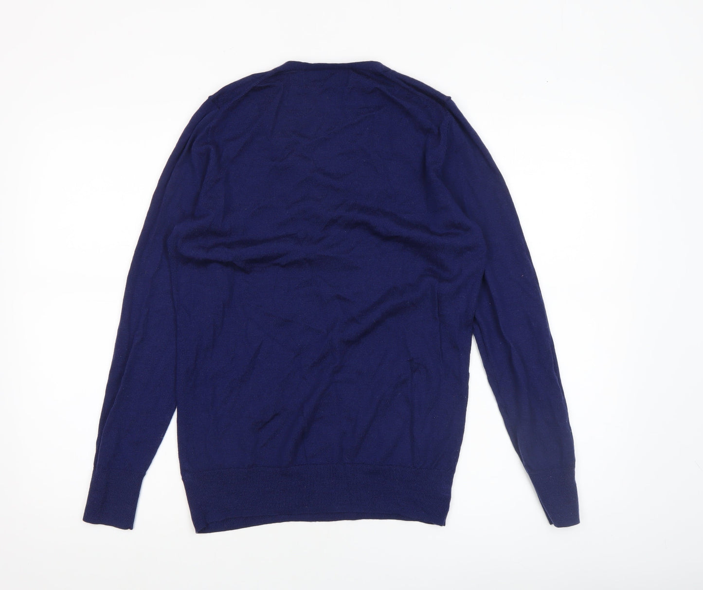Mens UK Size M Paul Costelloe Blue Pullover Jumper