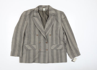 Womens UK Size 20 Amari Regular Brown Blazer