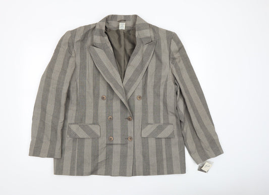 Womens UK Size 20 Amari Regular Brown Blazer