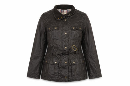 Womens UK Size 10 H&M Brown Field Jacket