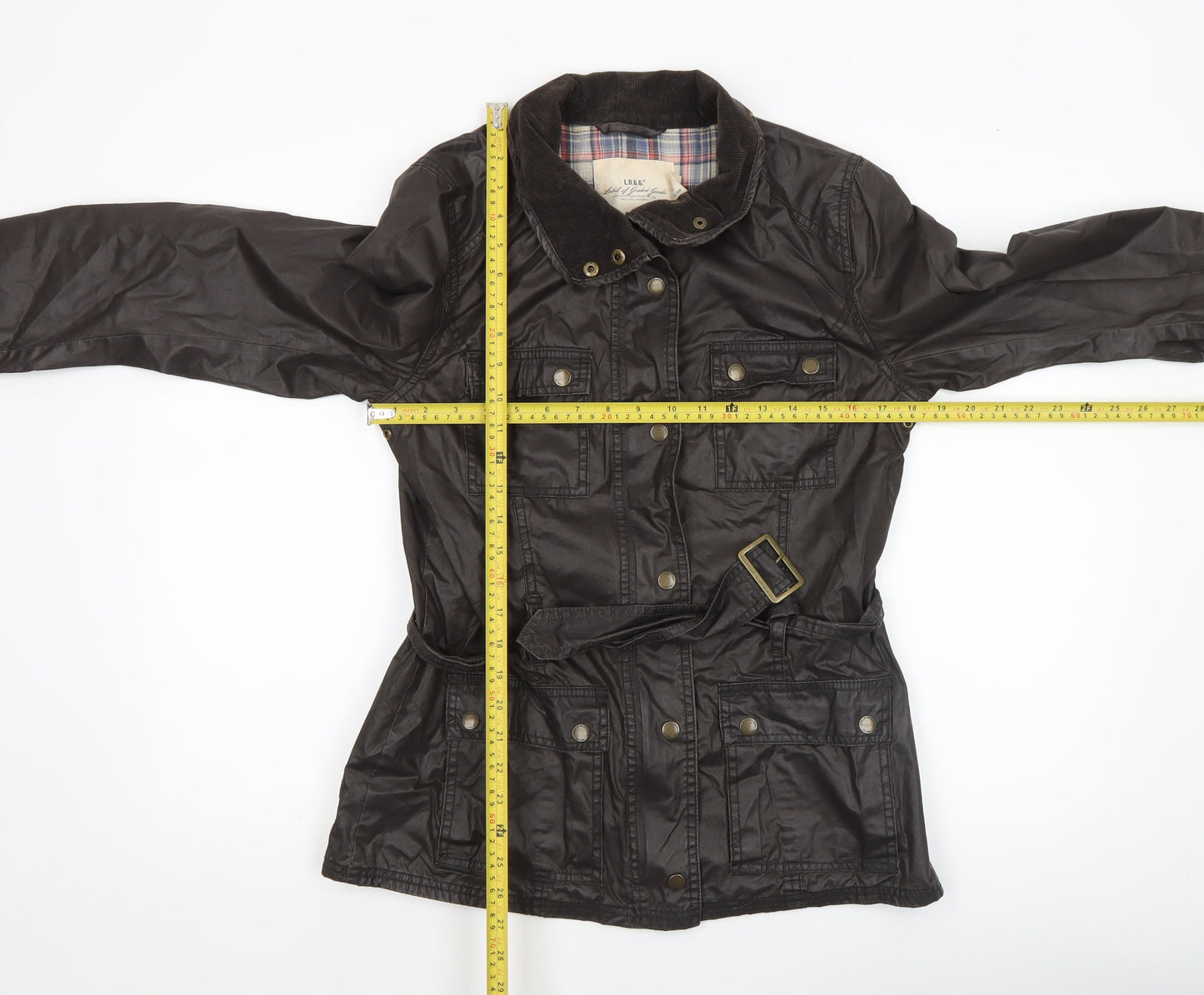 Womens UK Size 10 H&M Brown Field Jacket