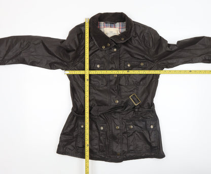 Womens UK Size 10 H&M Brown Field Jacket