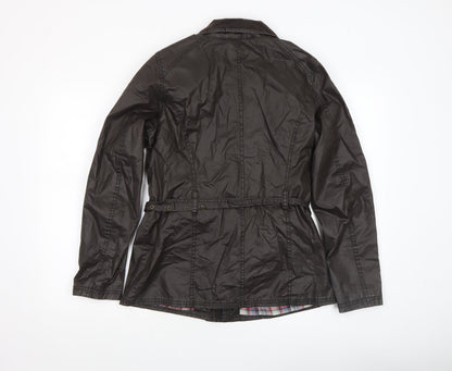 Womens UK Size 10 H&M Brown Field Jacket