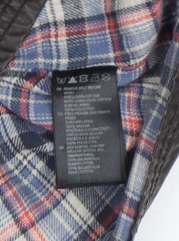 Womens UK Size 10 H&M Brown Field Jacket