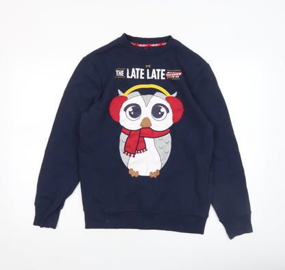 Unisex Adults UK Size XS RTE Blue Pullover Sweatshirt