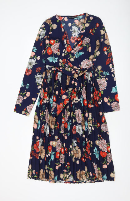 Womens UK Size 10 PRETTYLITTLETHING Wrap Dress