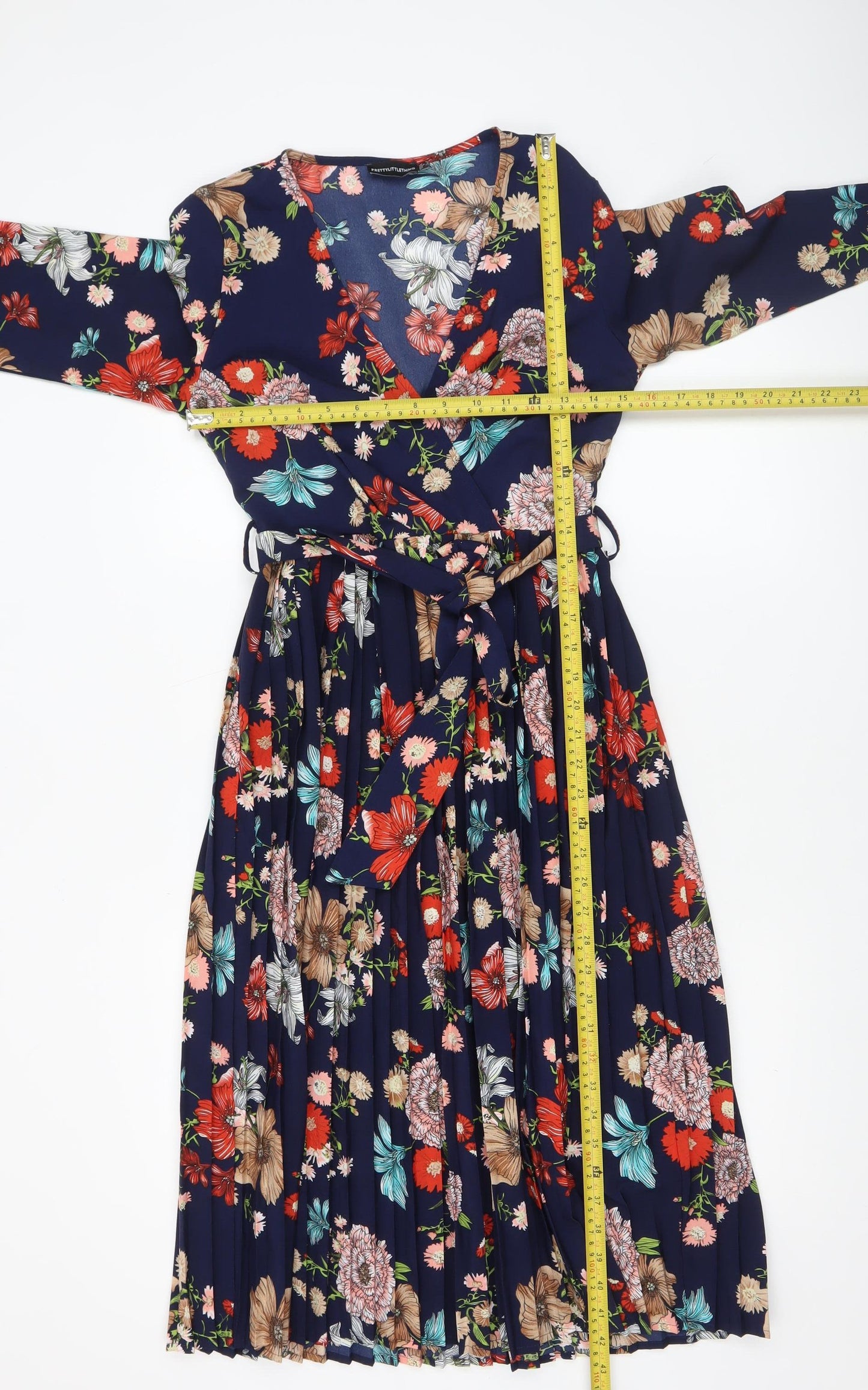 Womens UK Size 10 PRETTYLITTLETHING Wrap Dress