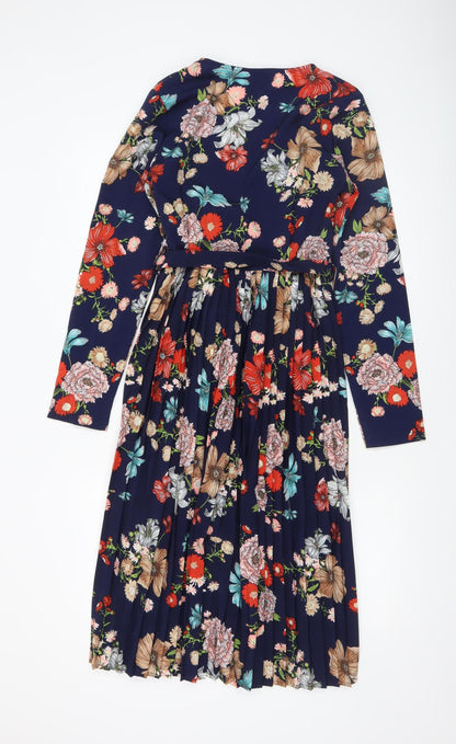 Womens UK Size 10 PRETTYLITTLETHING Wrap Dress