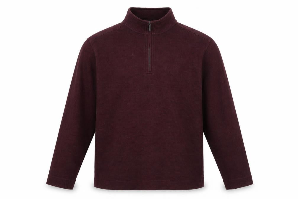 Mens UK Size XL Van Heusen Red Henley Sweatshirt