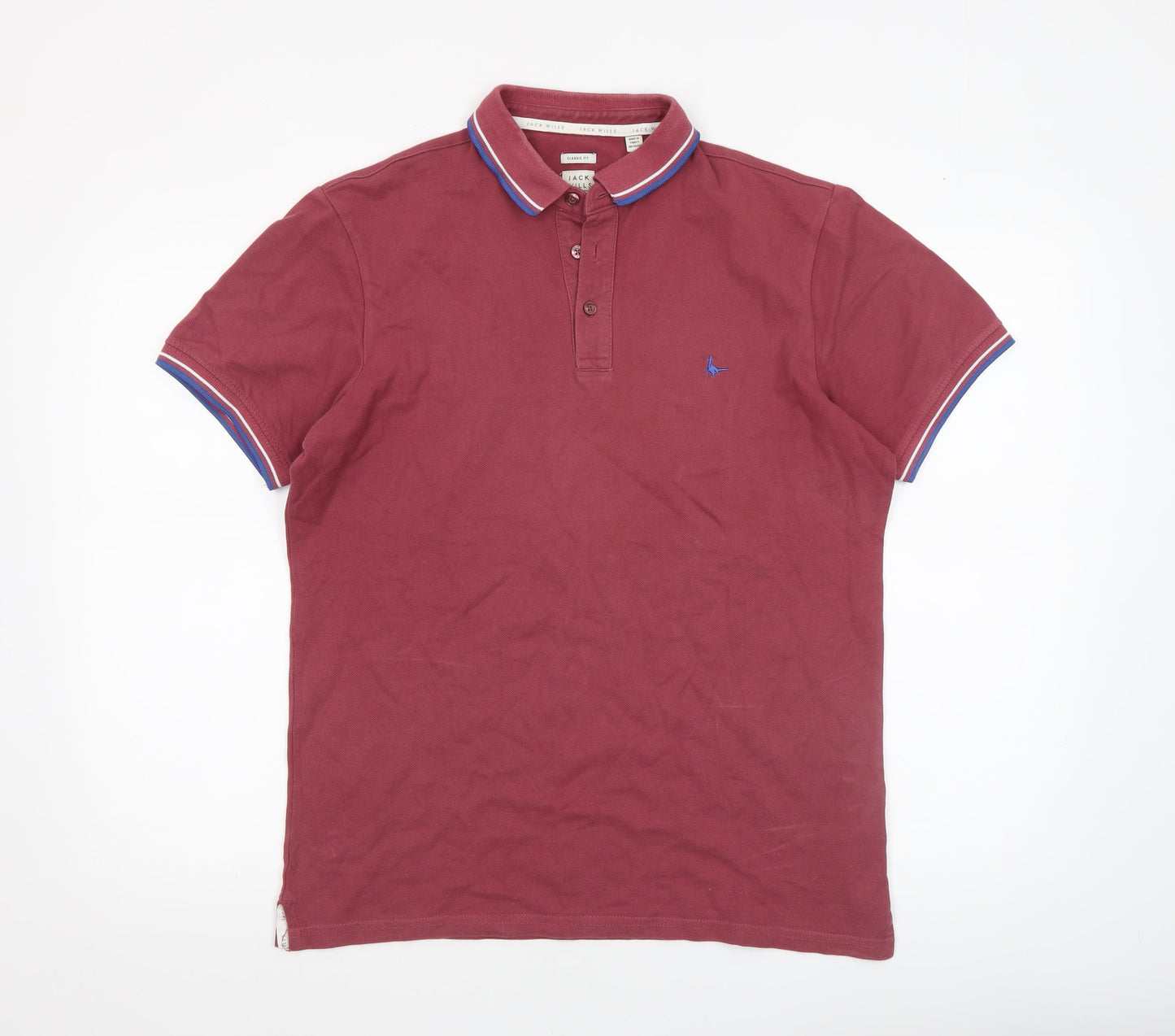 Mens UK Size M Jack Wills 100% Cotton Polo Shirt