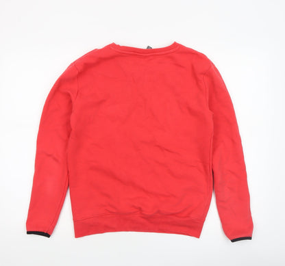 Womens UK Size 6 ellesse Red Pullover Sweatshirt