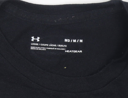 Mens UK Size M Under armour Black  T-Shirt