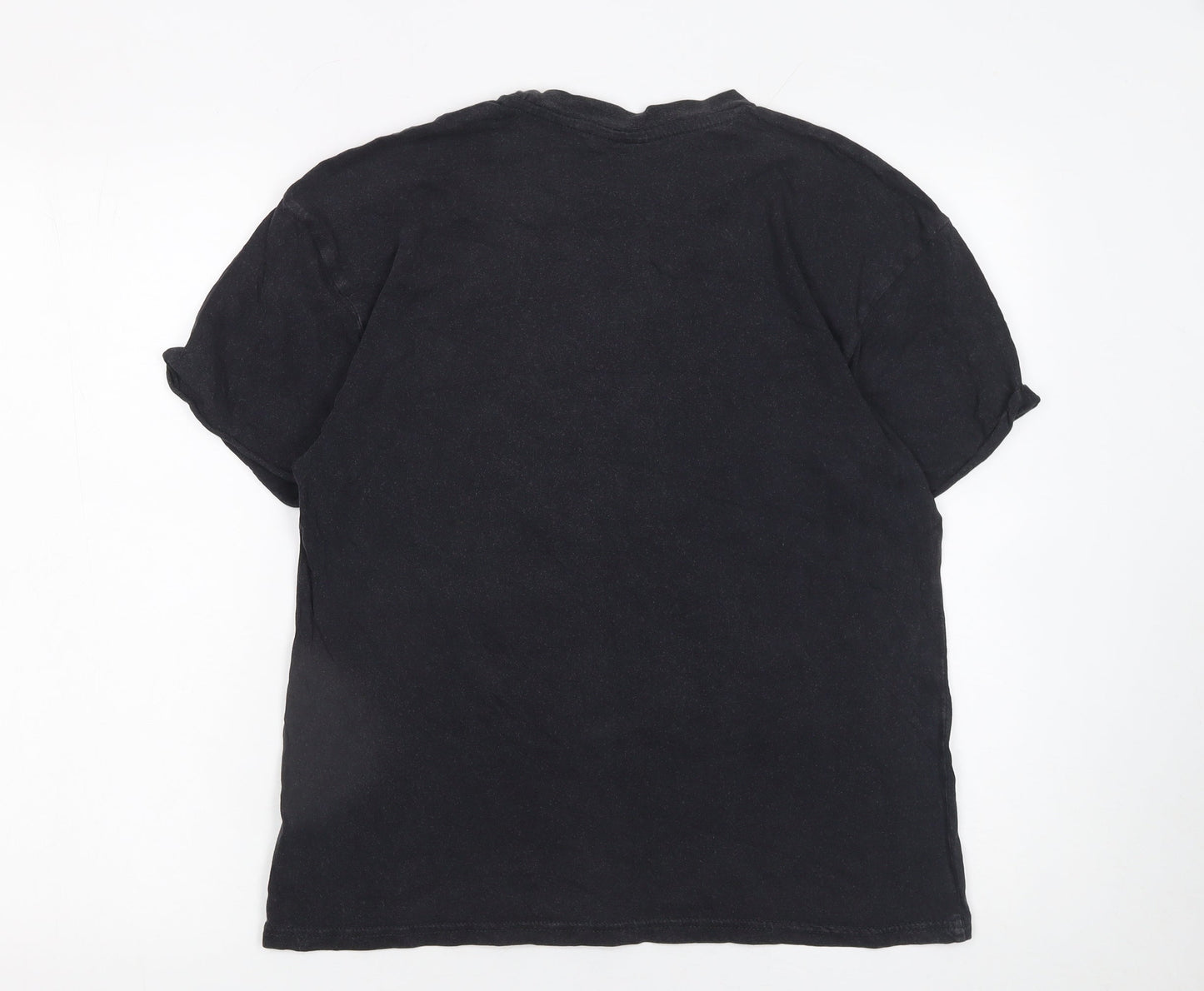 Disney Women’s Black Mickey & Friends Graphic Cotton T-Shirt XS