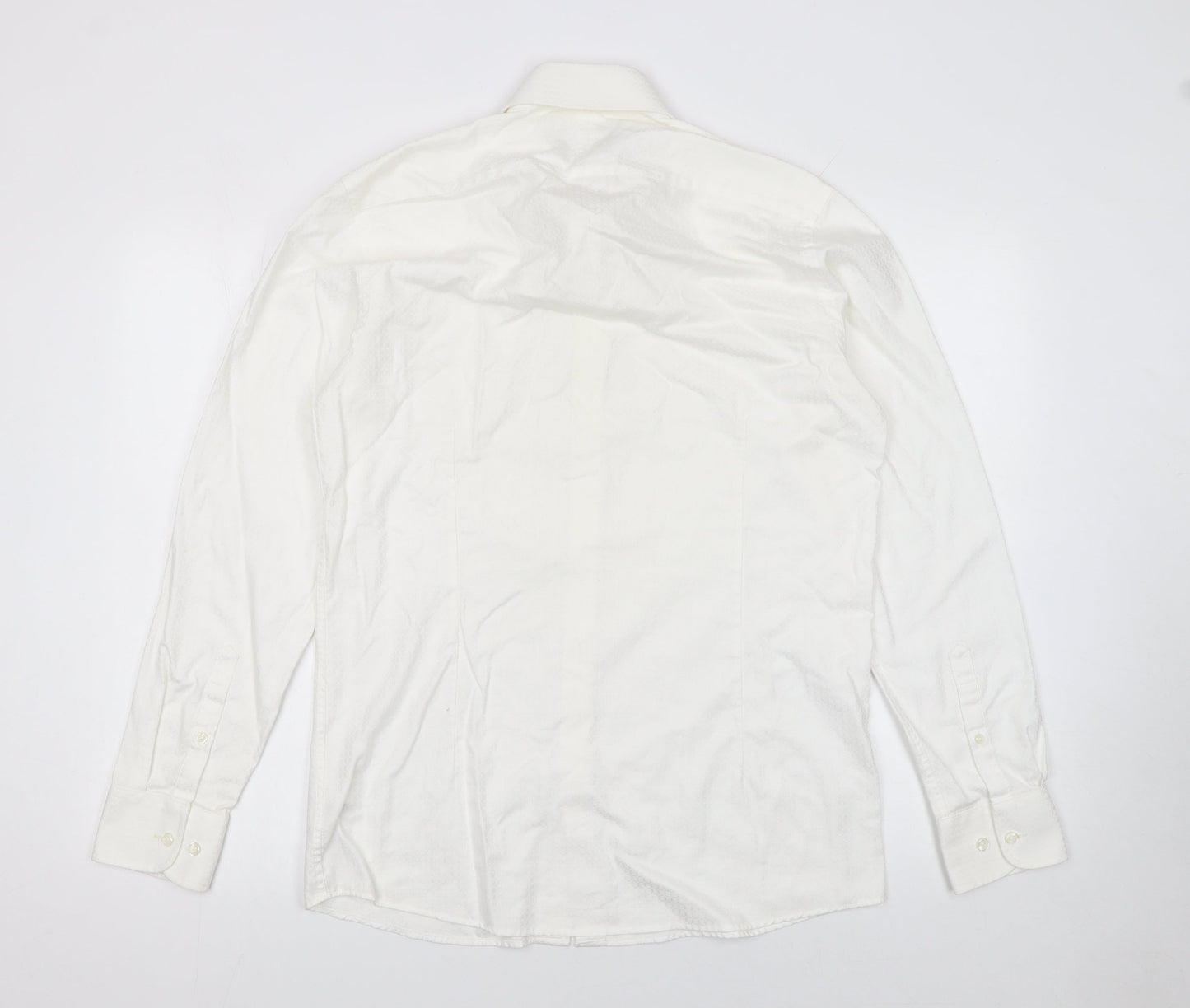 Mens UK Collar Size 15.5 Jasper Conran Smart White  Dress Shirt