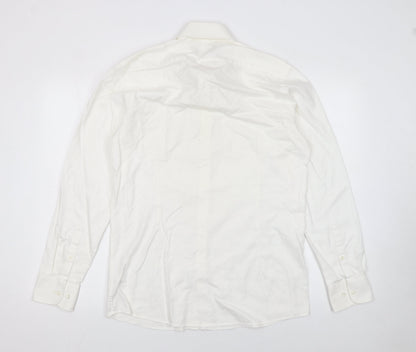 Mens UK Collar Size 15.5 Jasper Conran Smart White  Dress Shirt
