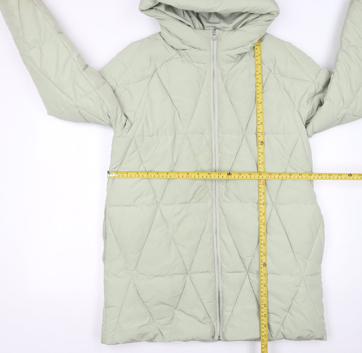 Womens UK Size S STR Green Puffer Jacket
