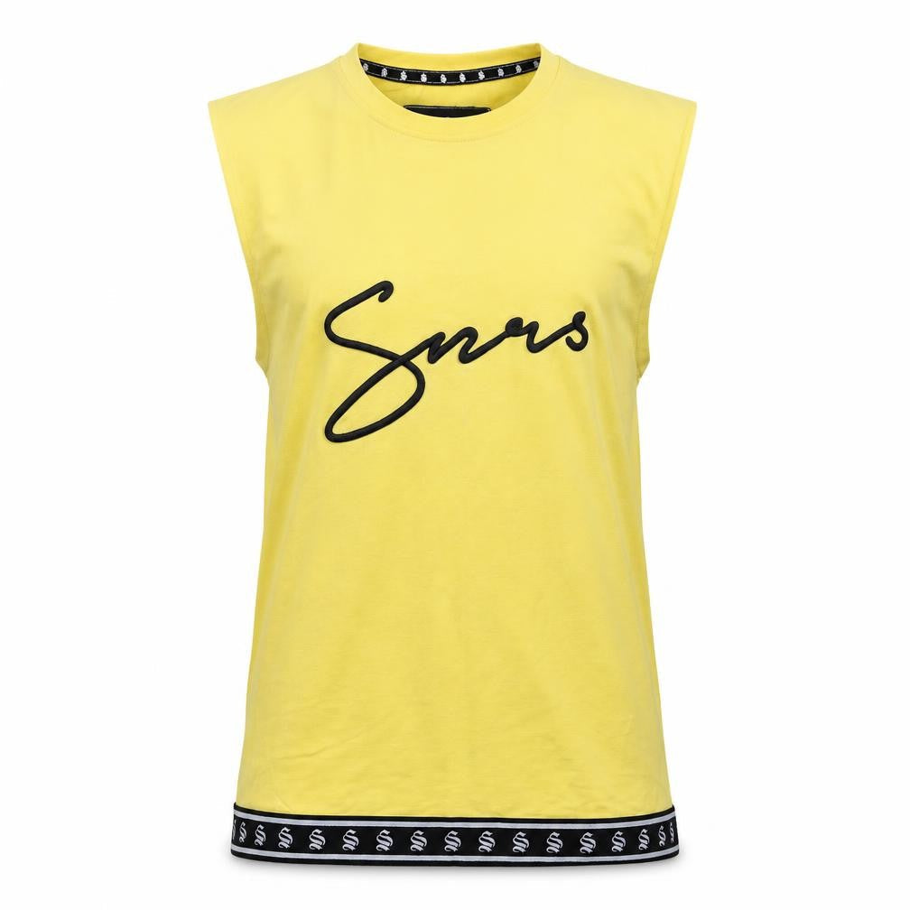 Mens UK Size XS Sinners Attire Yellow  T-Shirt