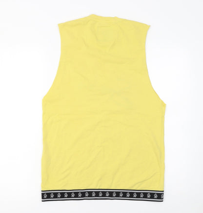 Mens UK Size XS Sinners Attire Yellow  T-Shirt