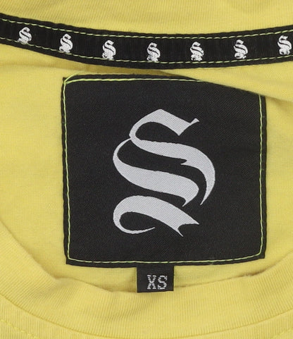 Mens UK Size XS Sinners Attire Yellow  T-Shirt