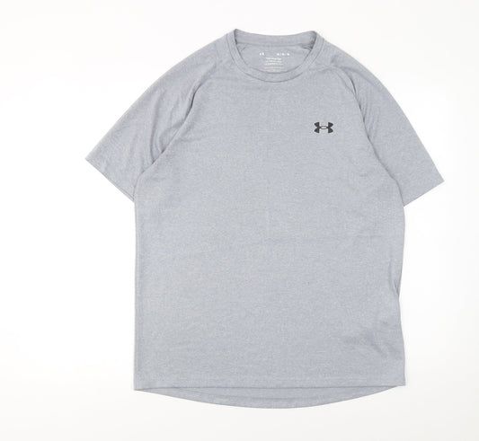 Mens UK Size M Under armour Grey Gym & TrainingRunning & JoggingFootball T-Shirt
