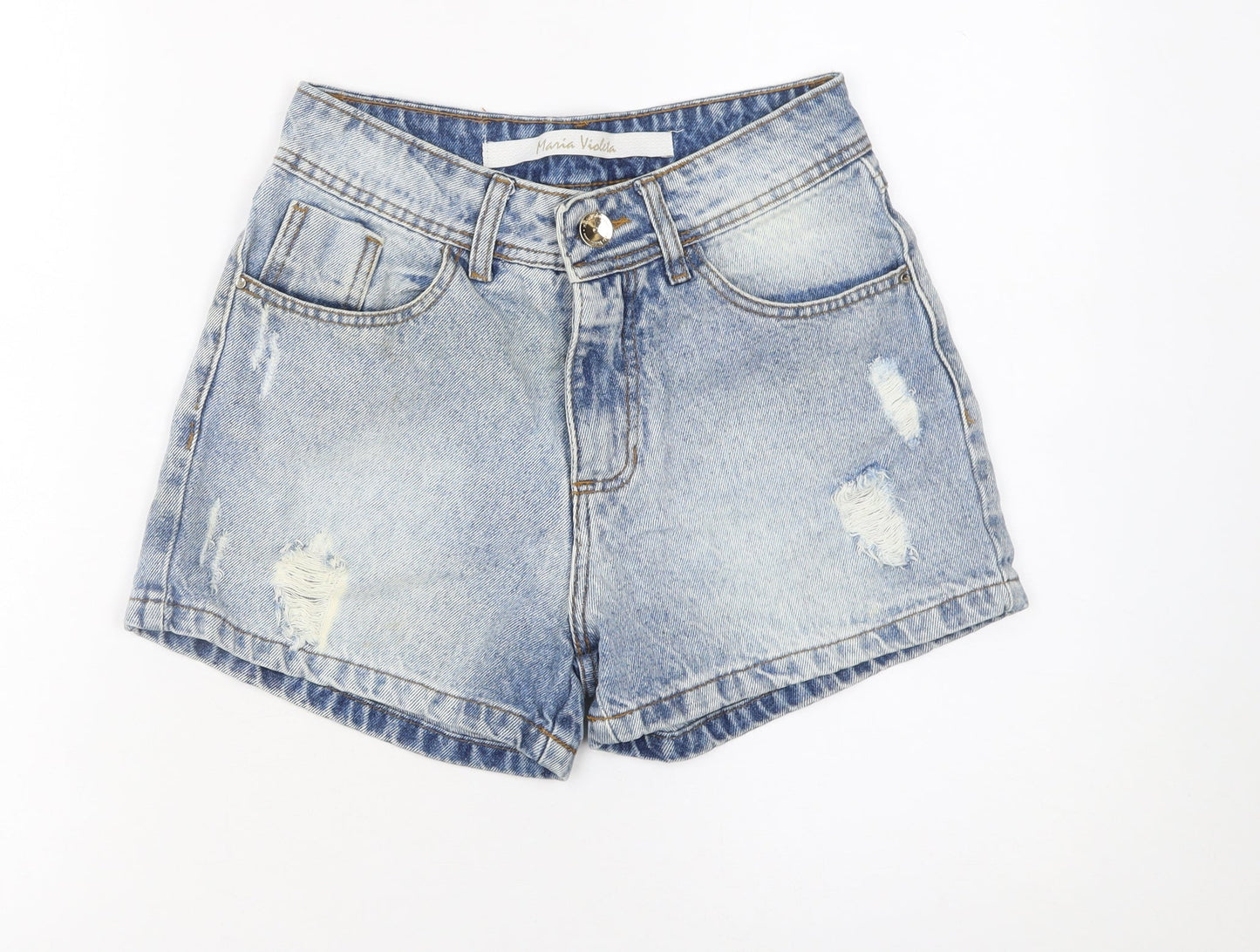 Womens UK Size 10 Maria Violeta Relaxed Fit Boyfriend Shorts