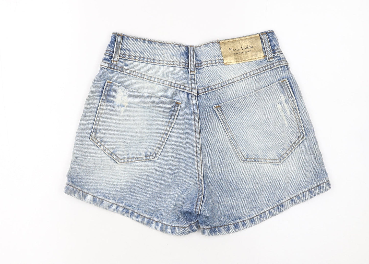 Womens UK Size 10 Maria Violeta Relaxed Fit Boyfriend Shorts