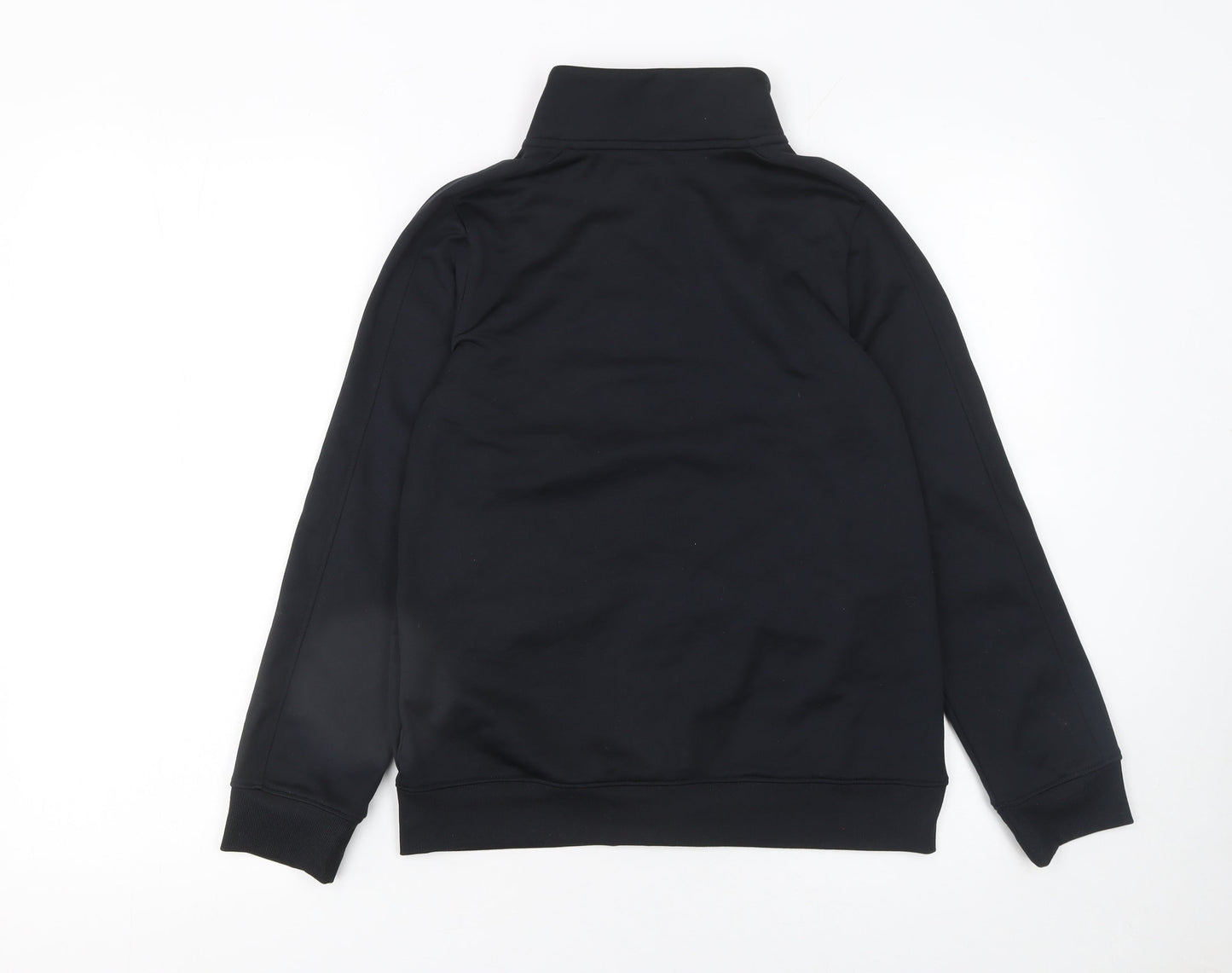 Girls UK Size 10 Years Under armour Black Track Jacket