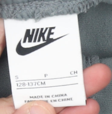 Boys UK Size S Nike Regular Fit Jogger Grey Trousers