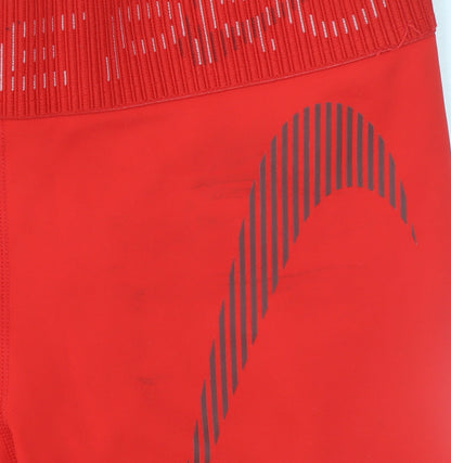 Womens UK Size S Nike Slim Fit Ankle Red Leggings