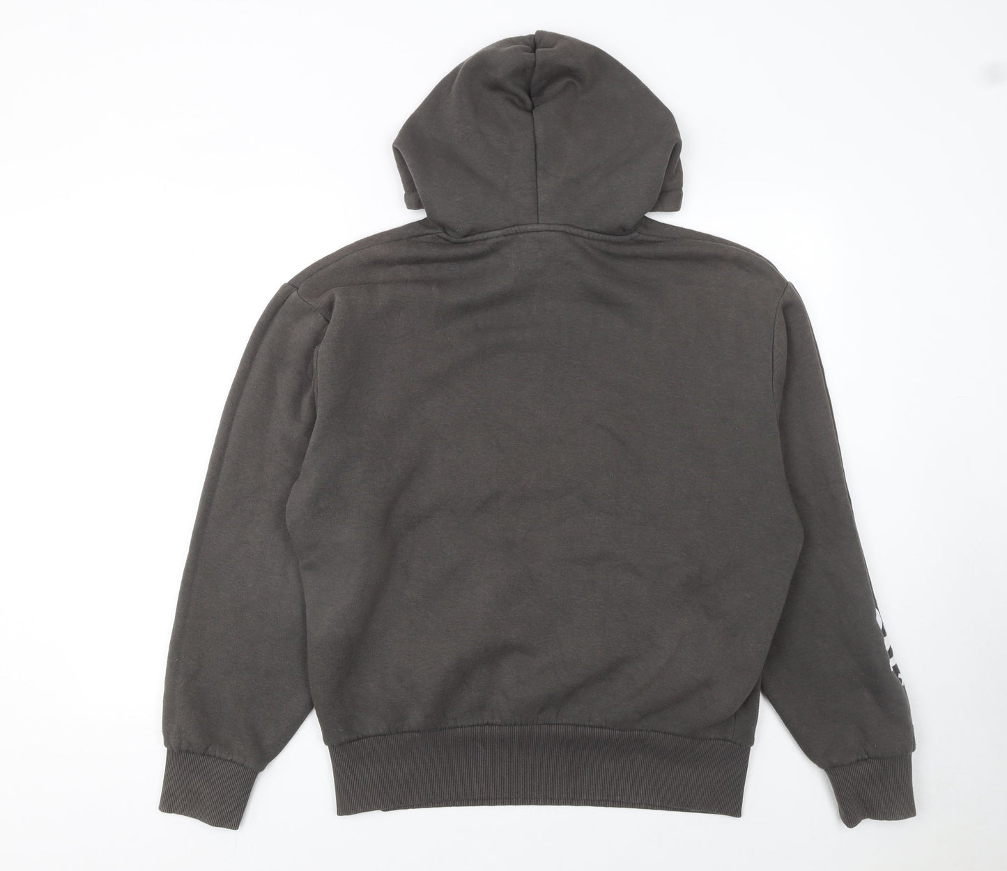Mens UK Size S COLLUSION Brown Pullover Hoodie