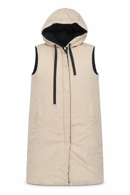 Womens UK Size L Misspap Beige Puffer Jacket