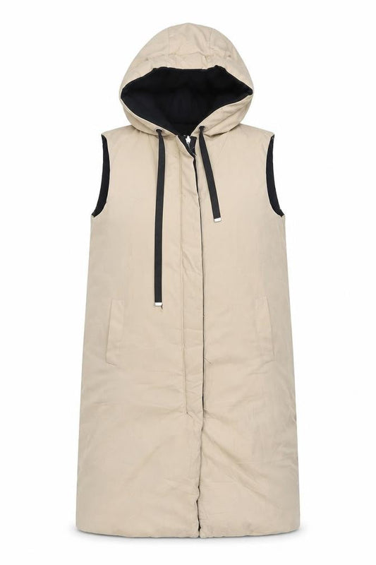 Womens UK Size L Misspap Beige Puffer Jacket