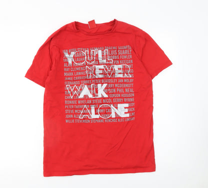 Mens UK Size S LFC Red  T-Shirt