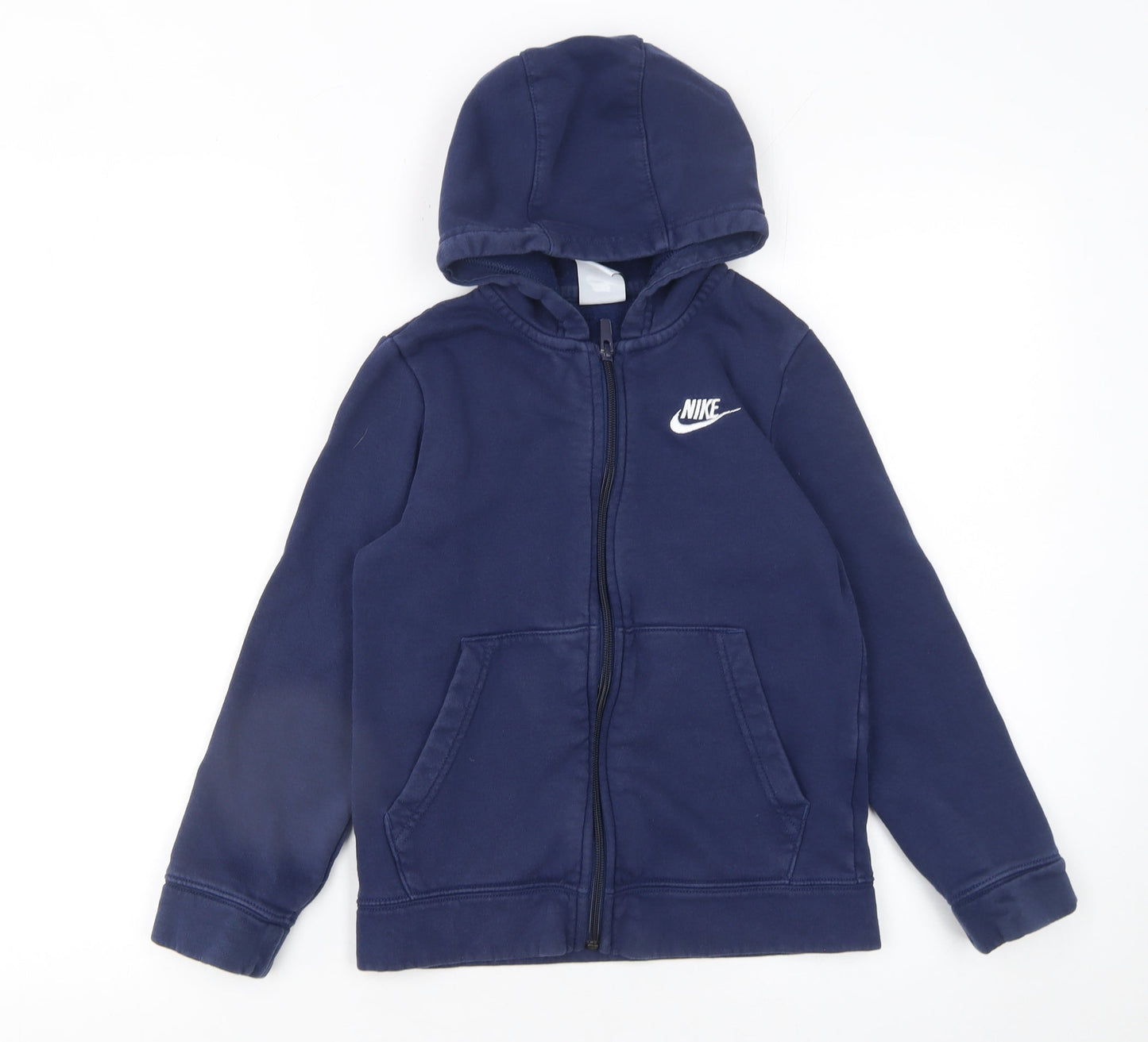 Boys UK Size 12 Years Nike Blue Full Zip Hoodie