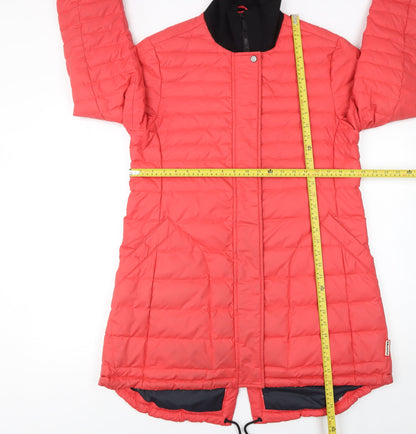 Womens UK Size M Hunter Red Puffer Jacket