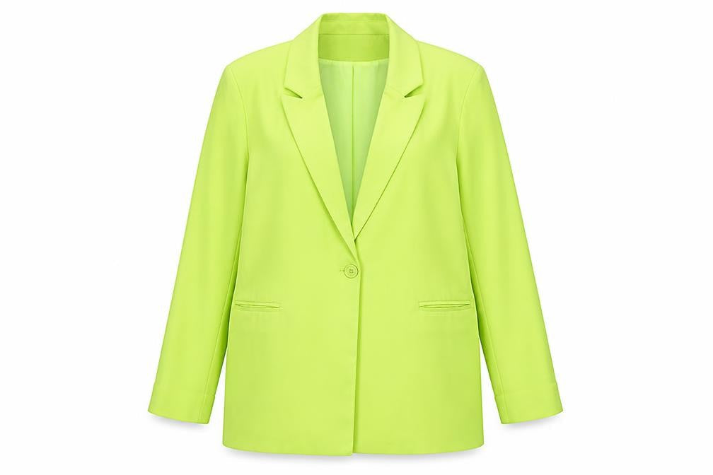 Womens UK Size 18 Missguided Regular Yellow Blazer