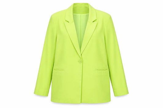 Womens UK Size 18 Missguided Regular Yellow Blazer