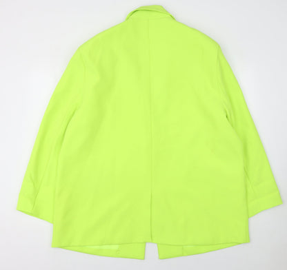 Womens UK Size 18 Missguided Regular Yellow Blazer