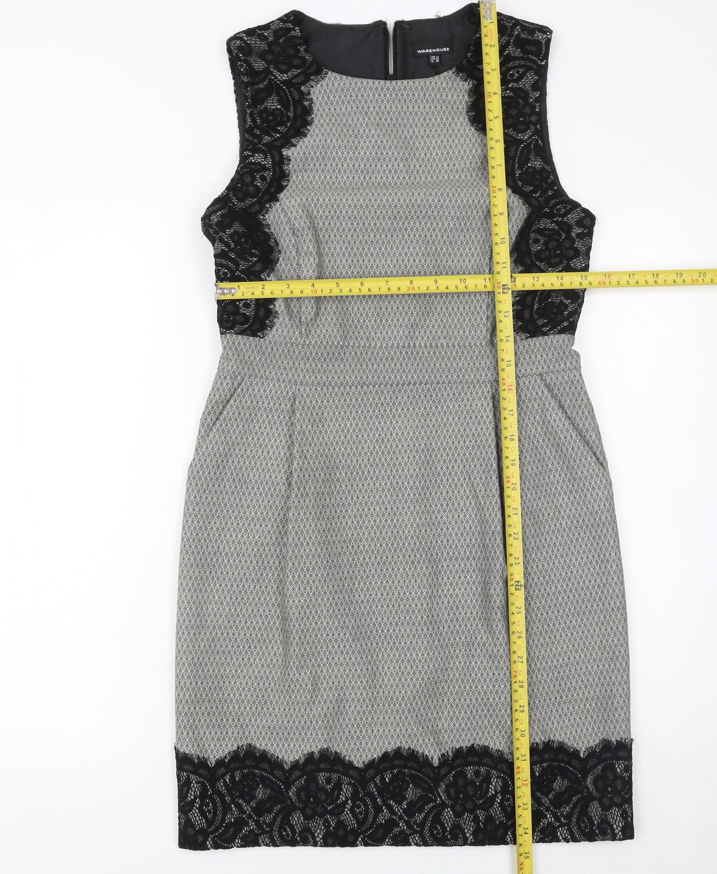 Womens UK Size 12 Warehouse Sheath Dress