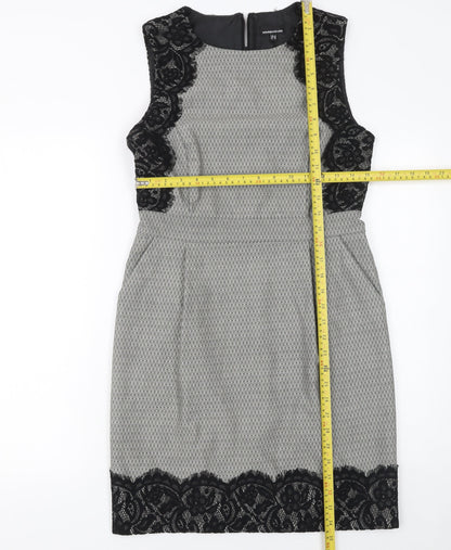 Womens UK Size 12 Warehouse Sheath Dress