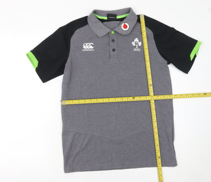Mens UK Size S Canterbury Cotton Blend Polo Shirt