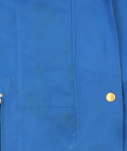 Womens UK Size 14 Betty Kay London Blue Rain Coat