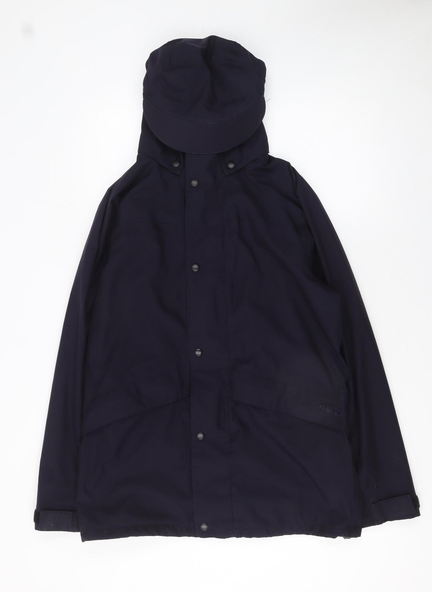 Mens UK Size S Rohan Blue Rain Coat