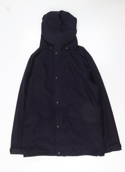 Mens UK Size S Rohan Blue Rain Coat