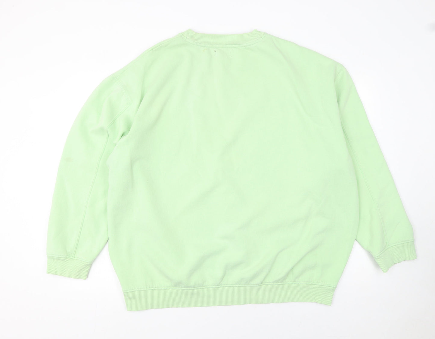 Womens UK Size L Calvin Klein Jeans Green Pullover Sweatshirt